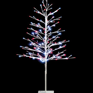 White Led Twig Tree