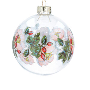 Painted Rose Bauble
