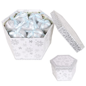 Gift Box 14 Baubles - Silver