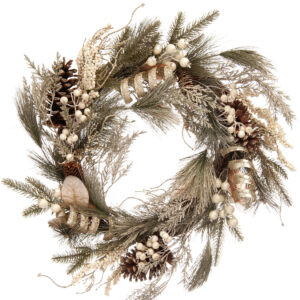 Frosted Bristle Wreath