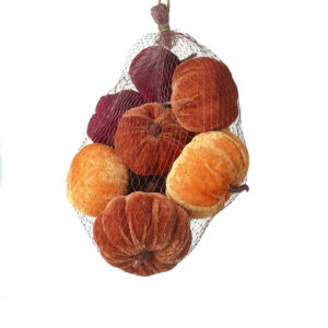 Bag Of Velvet Pumpkins