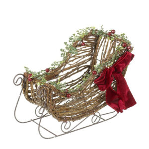 Berries Rattan Sleigh