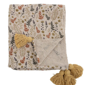 Leaf Floral Throw
