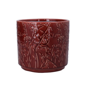 Meadow Burgundy Pot Small